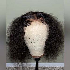 Used 4x4 closure with bleached knots 16 inches